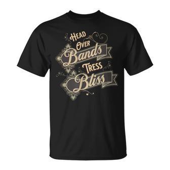 バンドと髪のユーモアで魅せるスタイル表現 Tシャツ - Kawaiitshirt