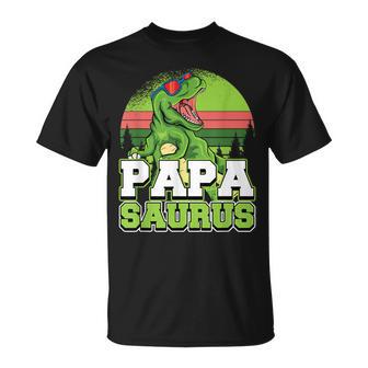 メンズ パパサウルス 恐竜 パパザウルス 父 誕生 誕生日 Tシャツ - Kawaiitshirt