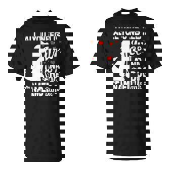 パーソナライズドドッグネームダンテかわいい犬ペット愛好家 長袖tシャツ Tシャツ - Kawaiitshirt