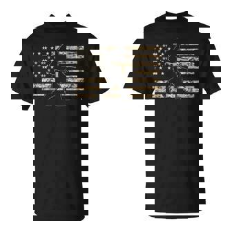 ビッグフットガンオーナー アメリカ国旗 ミリタリー サスカッチ Ar15 長袖tシャツ Tシャツ - Kawaiitshirt