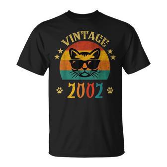 ビンテージファニーキャットシャツ 誕生日プレゼント 2002 メンズ レディース 23歳 Tシャツ - Kawaiitshirt