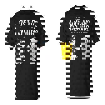 ビールシベリアン・ハスキー犬 Tシャツ - Kawaiitshirt