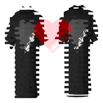 ピアノ ハート ピアノ 楽譜 ピアノスツール 鍵盤羽 Tシャツ - Kawaiitshirt