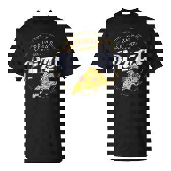 ピザナポリタンレトロスナックビンテージチーズデザイン Tシャツ - Kawaiitshirt