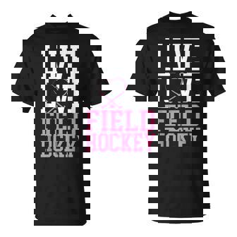 フィールドホッケー ライブ ラブ フィールドホッケー Tシャツ - Kawaiitshirt