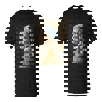 フェルメール【真珠の耳飾りの少女】贈り物 ギフト Tシャツ - Kawaiitshirt