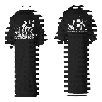 フェンサー フェンシングの進化 フェンシング Tシャツ - Kawaiitshirt