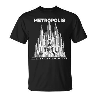 フリッツ・ラングのメトロポリス サイレントsfクラシック Tシャツ - Kawaiitshirt