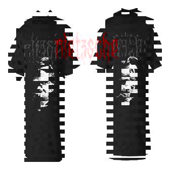 フリードリヒ・ニーチェ-金属の哲学者の設計 Tシャツ - Kawaiitshirt