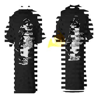 フレンチホルン奏者 ペンギン好き 音楽 フレンチホルン Tシャツ - Kawaiitshirt
