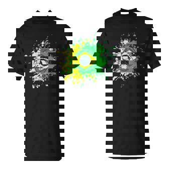 ブラジルの旗が付いたブラジルのバレーボール Tシャツ - Kawaiitshirt