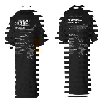 ブリティッシュコンコルド旅客機 Tシャツ - Kawaiitshirt