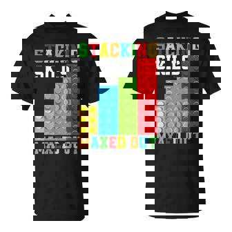 ブロックブロック-積み重ねスキルの最大化 Tシャツ - Kawaiitshirt