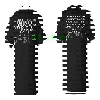 プログラマー カウントイン バイナリコード バイナリコーディング Tシャツ - Kawaiitshirt