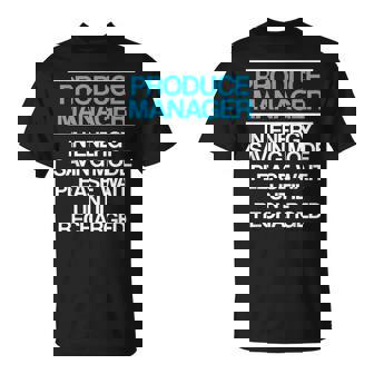 プロデュースマネージャー 食料品店スーパーバイザー Tシャツ - Kawaiitshirt