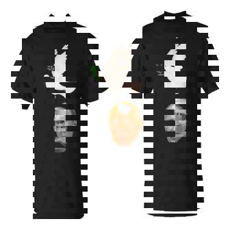 プーチンの頭に平和の鳩の糞、世界は平和を望んでいる Tシャツ - Kawaiitshirt