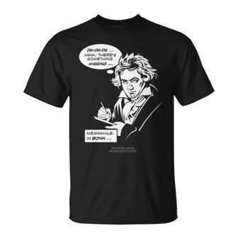 ベートーヴェン デザイン 第5交響曲 ダ、ダ、ダ ベートーヴェン 長袖tシャツ Tシャツ - Kawaiitshirt