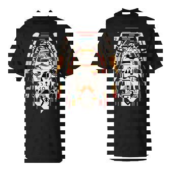 ホピ族アート シャーマン ネイティブ南西アメリカ インディアン スタイル 長袖tシャツ Tシャツ - Kawaiitshirt