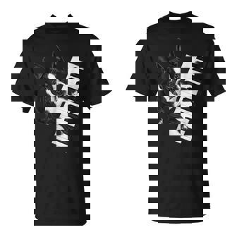 ボストンテリア ピアノ ピアニスト 犬好き Tシャツ - Kawaiitshirt