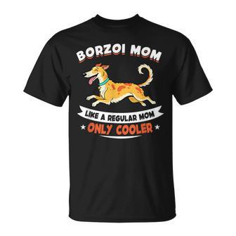 ボルゾイママ、まるで普通のママ専用クーラー-ボルゾイ犬 Tシャツ - Kawaiitshirt
