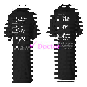 ミス・ミセス・ドクター Tシャツ - Kawaiitshirt