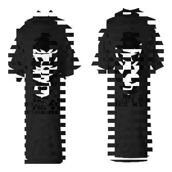 メキシカンルチャドール ルチャリブレ ブラック&ホワイト レスリングマスク Tシャツ - Kawaiitshirt