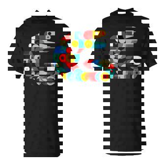 モダン 幾何学的 ミニマリズム イラスト ウツボ アート 長袖tシャツ Tシャツ - Kawaiitshirt