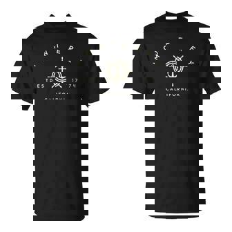 モントレーカリフォルニア モントレーcaアンカー 長袖tシャツ Tシャツ - Kawaiitshirt