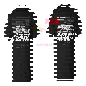 モーターオイル レーシングカー 日本語グラフィック Papl3540 Tシャツ - Kawaiitshirt