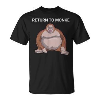 リジェクト・ヒューマニティ・リターン・トゥ・モンキー・アー・オー・スティンキー・ファニー・モンク Tシャツ - Kawaiitshirt