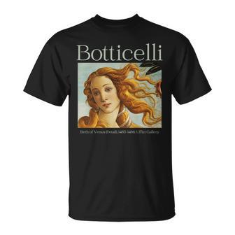 ルネッサンス美的ボッティチェリ ヴィーナスの誕生 アートデザイン 長袖tシャツ Tシャツ - Kawaiitshirt