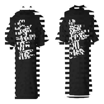 レオは他の人とうまく遊ばない 面白い皮肉 長袖tシャツ Tシャツ - Kawaiitshirt