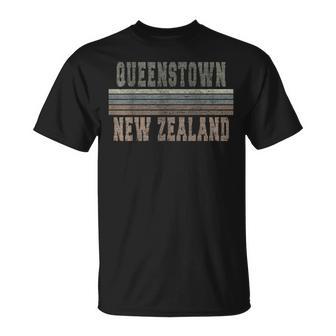 レトロ クイーンズタウン ニュージーランド Tシャツ - Kawaiitshirt