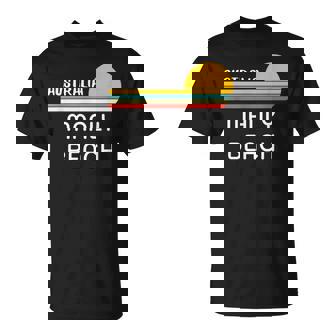 レトロ マンリービーチ オリジナル オーストラリア ヴィンテージ 70年代サンセット アート Tシャツ - Kawaiitshirt