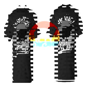 レトロ 面白い カピバラ Don't Worry Be Capy Tシャツ - Kawaiitshirt