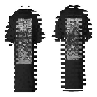 ローラースケートモンキーチンパンジーヴィンテージチンパンジーファニーモンキー Tシャツ - Kawaiitshirt