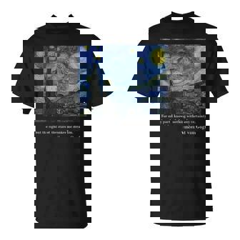 ヴィンセント・ファン・ゴッホによる星月夜 Tシャツ - Kawaiitshirt