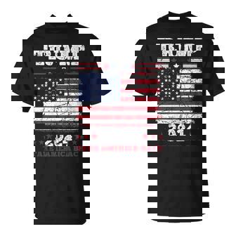 ヴィンテージ ドナルド トランプ 2024 テイク アメリカ バック 長袖tシャツ Tシャツ - Kawaiitshirt