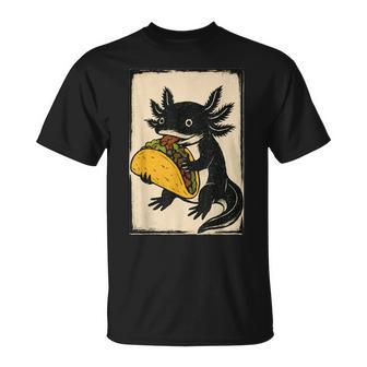 ヴィンテージ リノカット Axolotl タコサラマンダー 民芸品 Tシャツ - Kawaiitshirt