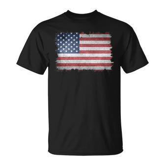 ヴィンテージ 星条旗 スタイリッシュ シンプルデザイン Tシャツ - Kawaiitshirt