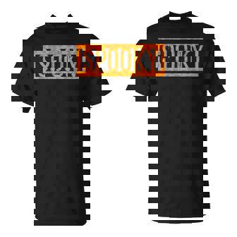 不気味なオレンジハロウィンパンプキン柄tシャツ Tシャツ - Kawaiitshirt