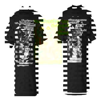 世界に挑んだヴィンテージクラシックホラーモンスター 長袖tシャツ Tシャツ - Kawaiitshirt