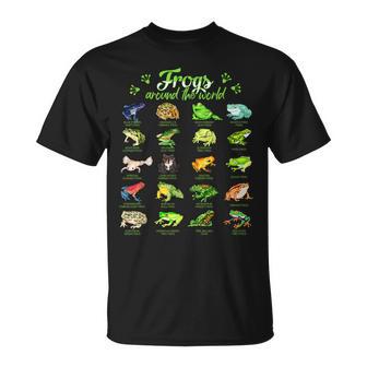 世界のカエル カエル Tシャツ - Kawaiitshirt