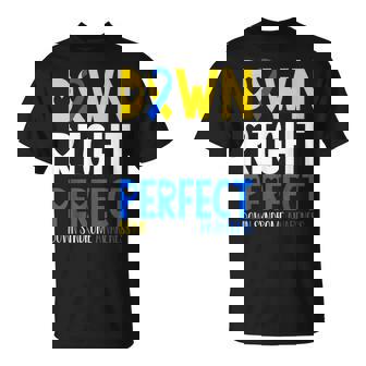 世界ダウン症啓発デーダウン右パーフェクトt21 Tシャツ - Kawaiitshirt
