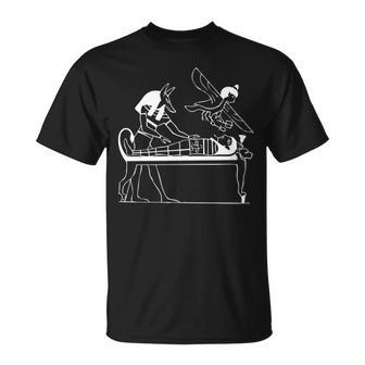古代エジプトエジプト美術ミイラクラシック日常 長袖tシャツ Tシャツ - Kawaiitshirt
