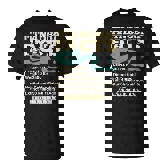 古代最強蛇ティタノボア解説 Titanoboa Facts 恐竜時代雑学 科学学習 Tシャツ - Kawaiitshirt