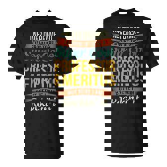 名誉教授ギフト 面白い感謝 Tシャツ - Kawaiitshirt