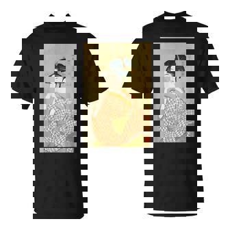 喜多川歌麿「婦女人相十品 ポペンを吹く娘」 Tシャツ - Kawaiitshirt