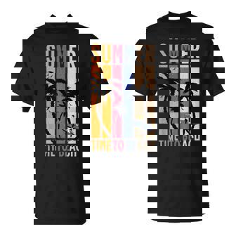 夏 Time To Beach クールバイブ Tシャツ - Kawaiitshirt