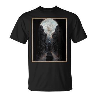 天国への扉のあるアンダーワールド Tシャツ - Kawaiitshirt